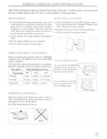 Предварительный просмотр 7 страницы FUNAI F2860L Owner'S Manual