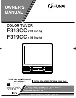 FUNAI F313CC Owner'S Manual preview