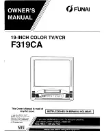 FUNAI F319CA Owner'S Manual preview