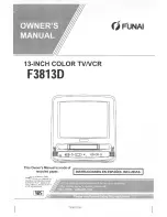 Preview for 1 page of FUNAI F3813D Owner'S Manual