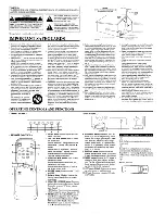 Предварительный просмотр 2 страницы FUNAI F4819CUS Owner'S Manual