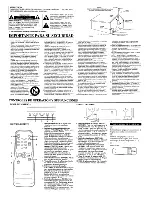 Предварительный просмотр 6 страницы FUNAI F4819U Owner'S Manual