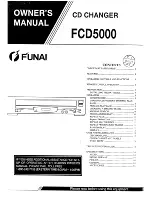 Предварительный просмотр 1 страницы FUNAI FCD5000 Owner'S Manual