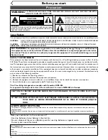 Preview for 2 page of FUNAI FDRV-90E Owner'S Manual