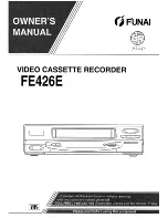 Предварительный просмотр 1 страницы FUNAI FE426E Owner'S Manual