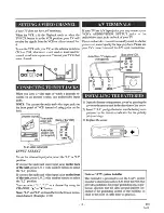 Предварительный просмотр 11 страницы FUNAI FE426E Owner'S Manual