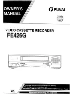 FUNAI FE426G Owner'S Manual предпросмотр