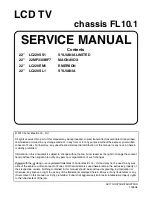 Preview for 1 page of FUNAI FL10.1 Service Manual