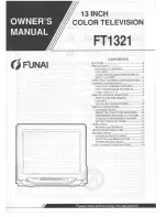 FUNAI FT1321 Owner'S Manual preview