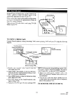 Предварительный просмотр 12 страницы FUNAI FT2500 Owner'S Manual