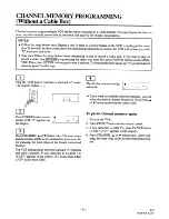 Предварительный просмотр 14 страницы FUNAI FT2500 Owner'S Manual