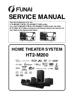 Preview for 1 page of FUNAI HT2-M200 Service Manual