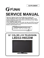 Preview for 1 page of FUNAI LED32-H9000M Service Manual