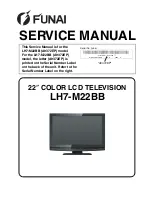 Preview for 1 page of FUNAI LH7-M22BB Service Manual