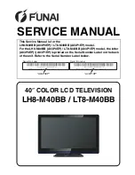 Preview for 1 page of FUNAI LH8-M40BB Service Manual