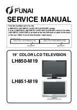 Preview for 1 page of FUNAI LH850-M19 Service Manual