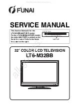 Preview for 1 page of FUNAI LT6-M32BB Service Manual