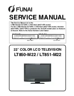 FUNAI LT850-M22 - SERVICE Service Manual preview