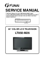 Preview for 1 page of FUNAI LT850-M26 - SERVICE Service Manual