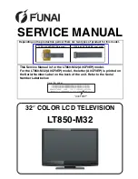 FUNAI LT850-M32 - SERVICE Service Manual preview