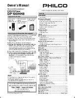 FUNAI PD5203 Owner'S Manual preview