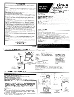 FUNAI RFT909 Owner'S Manual preview