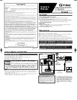 FUNAI RFT909B Owner'S Manual preview