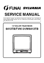 FUNAI SYLVANA 6413TB Service Manual preview