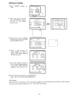 Preview for 14 page of FUNAI T20M Owner'S Manual