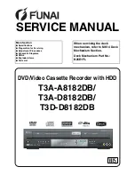 Предварительный просмотр 1 страницы FUNAI T3A-A8182DB Service Manual