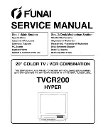 Предварительный просмотр 1 страницы FUNAI TVCR200 HYPER Service Manual