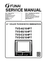 Предварительный просмотр 1 страницы FUNAI TVD-A2104PT Service Manual