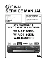 FUNAI W4A-A4180DB Service Manual preview