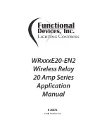 Functional Devices WR E20-EN2 Series Applications Manual preview