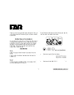 Preview for 3 page of FUNDAMENTAL ACOUSTIC RESEARCH LBE 15 A Owner'S Manual