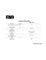 Preview for 4 page of FUNDAMENTAL ACOUSTIC RESEARCH LBE 15 A Owner'S Manual