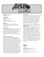 Предварительный просмотр 3 страницы Fundex Games Disc Master User Instructions