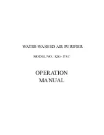 FUNGLAN KJG-178C Operation Manual предпросмотр