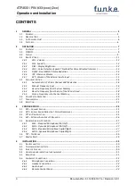 Preview for 4 page of Funke ATR833-OLED Operation And Installation