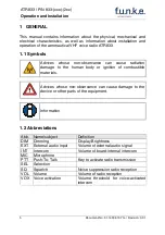 Preview for 6 page of Funke ATR833-OLED Operation And Installation