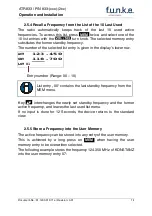 Preview for 19 page of Funke ATR833-OLED Operation And Installation