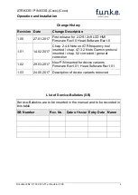 Preview for 2 page of Funke ATR833S Operation And Installation Instruction