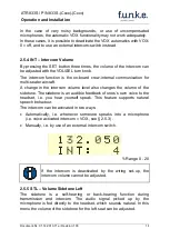 Preview for 18 page of Funke ATR833S Operation And Installation Instruction