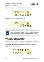 Preview for 25 page of Funke ATR833S Operation And Installation Instruction