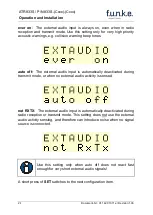 Preview for 29 page of Funke ATR833S Operation And Installation Instruction