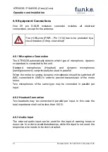 Preview for 37 page of Funke ATR833S Operation And Installation Instruction