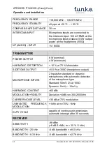 Preview for 49 page of Funke ATR833S Operation And Installation Instruction