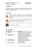 Preview for 6 page of Funke TRT800A-OLED Operation And Installation