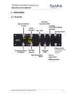 Preview for 9 page of Funke TRT800A-OLED Operation And Installation