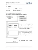 Preview for 11 page of Funke TRT800A-OLED Operation And Installation